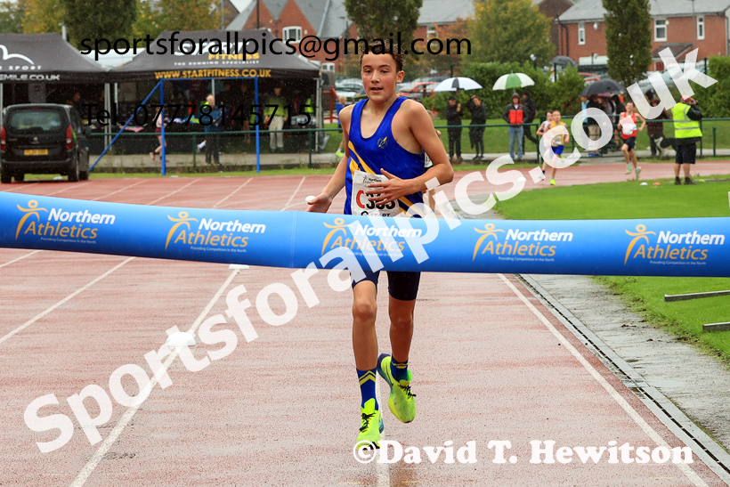 Boys Under-13s 2025 Northern Athletics Autumn Road Relays, Leigh, Lancashire. Photo: David T. Hewitson/Sports for All Pics